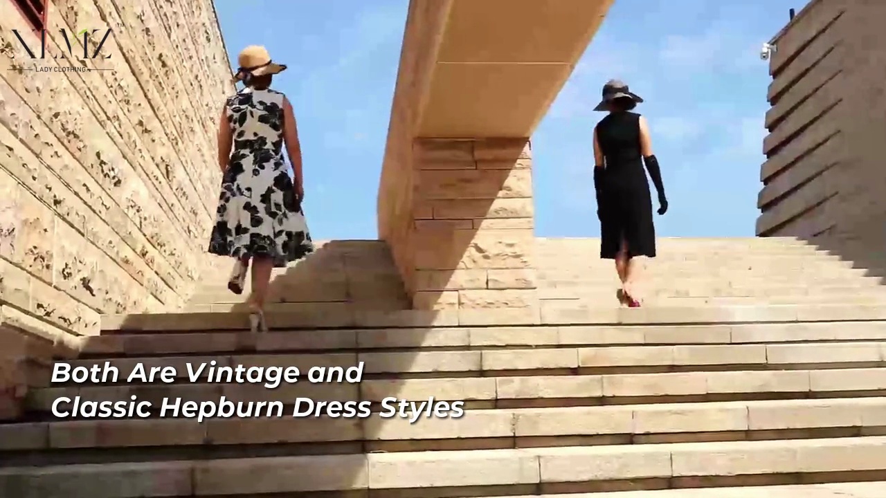 Both Are Vintage and .Classic Hepburn Dress Styles.